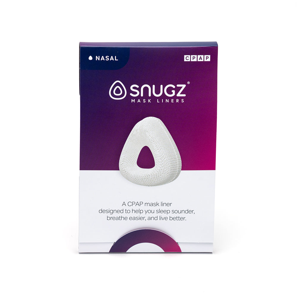 Snugz CPAP Mask Liners: Nasal (nose only) | One-Size-Fits-Most | 2 pack